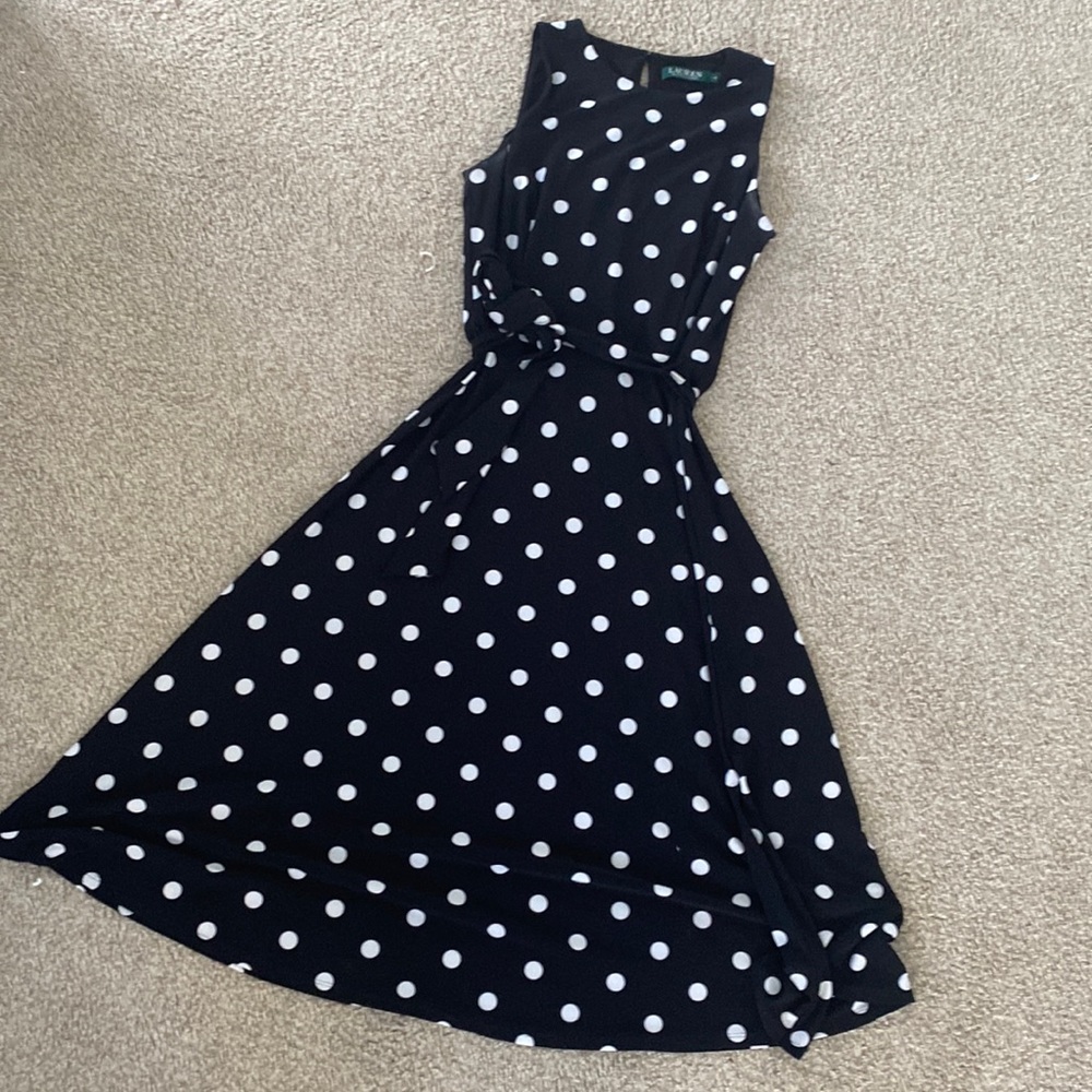 Ralph Lauren polka dot dress